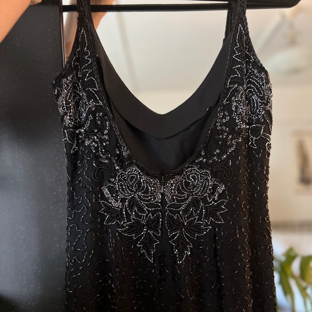 Vintage Cache beaded silk dress - Picture 5 of 5